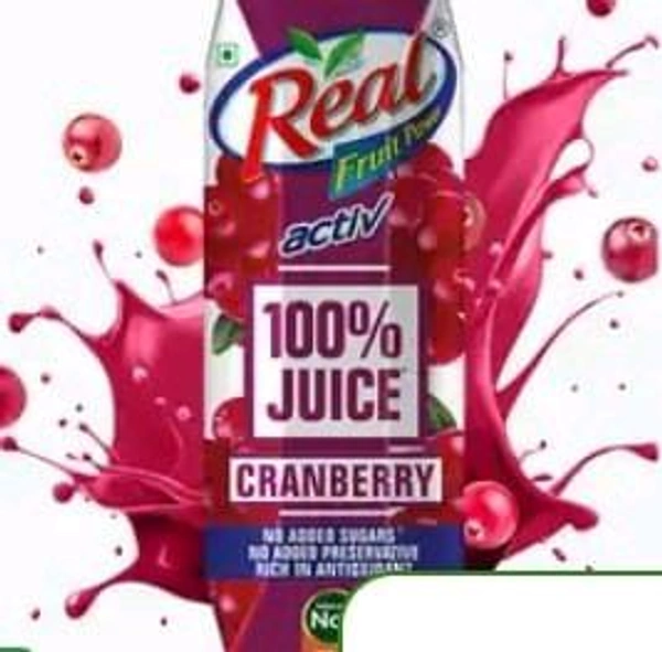 Real Active Cranberry Juice 1ltr.