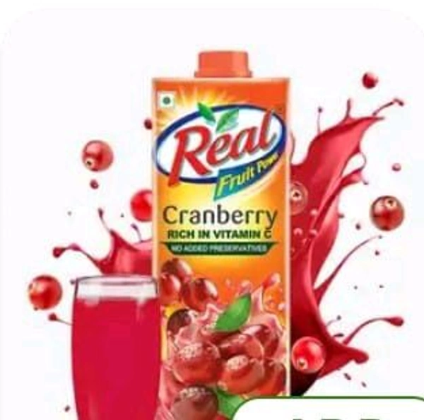 Real Fruit Power Cranberry Juice 1ltr.