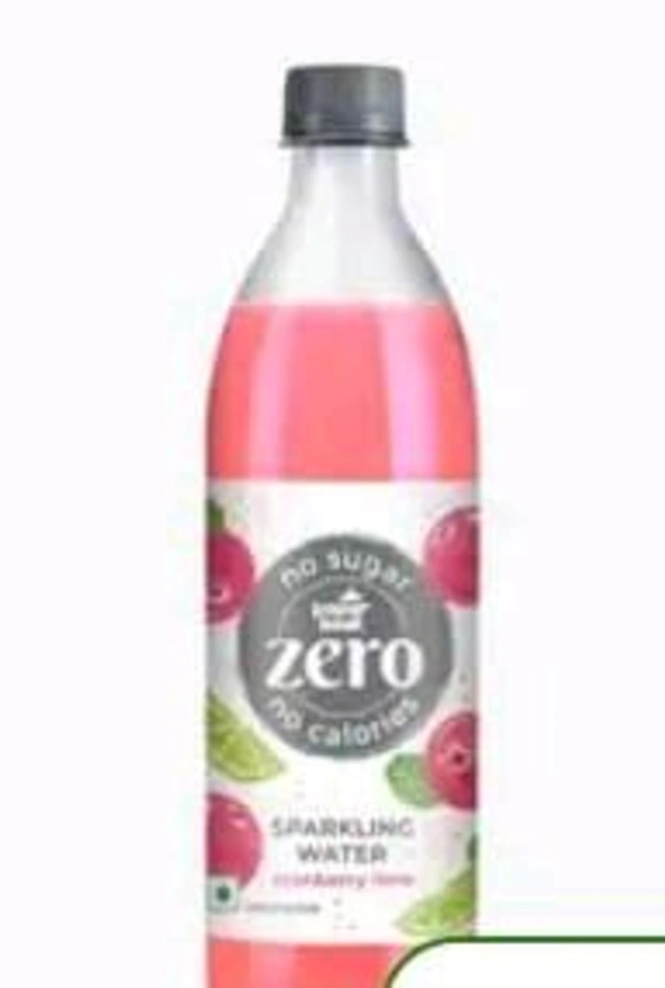Paper Boat Zero Cranberry Lime Sparkling Water 600ml.