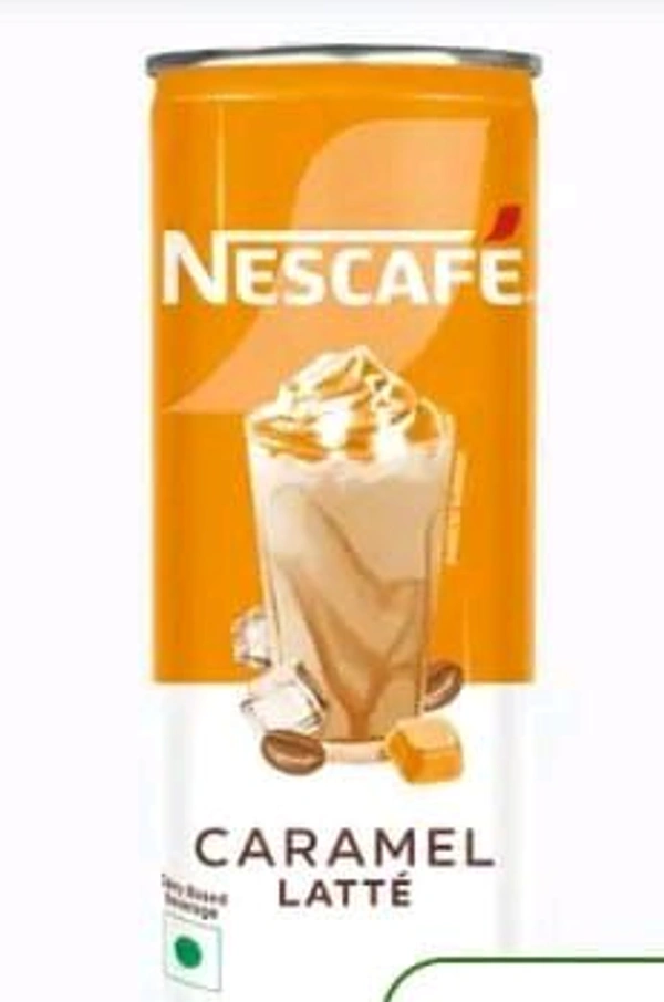 Nescafe Cafe Style Cold Coffee, Caramel - Latte 200ml.