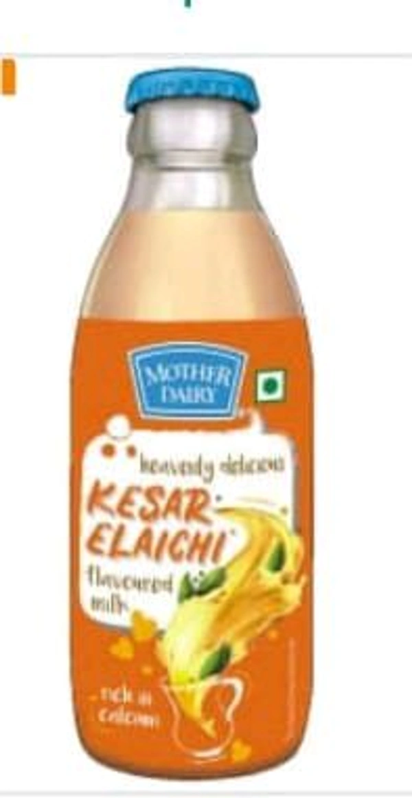 Mother Dairy Kesar Elaichi Flavoured Milk 180ml.