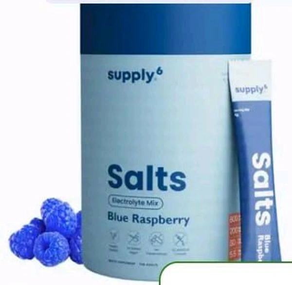 Supply 6 Salts Electrolyte Mix ( Blue Raspberry ) 18×4 gm.