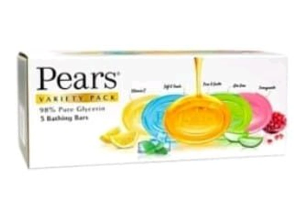 Pears Variety Bath Soap Bars ( 5 Variety ) 125gm.Each
