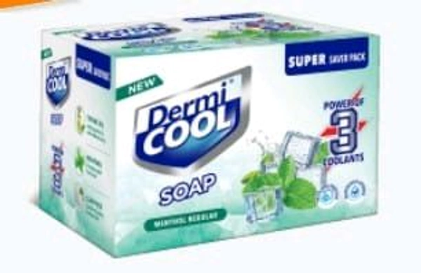 Dermicool Soap 1pack (3 × 125gm.)