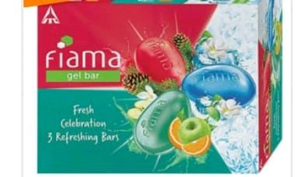 Fiama Assorted Fragrance Gel Bath Bar 1pack (3pcs. × 125gm. )