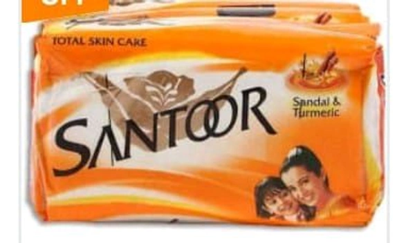 Santoor Sandal Soap 1 Pack (4pcs.×100gm.)