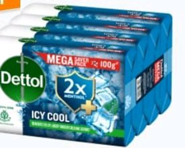 Dettol Cool Soap 1pack (4pcs.× 100gm.)