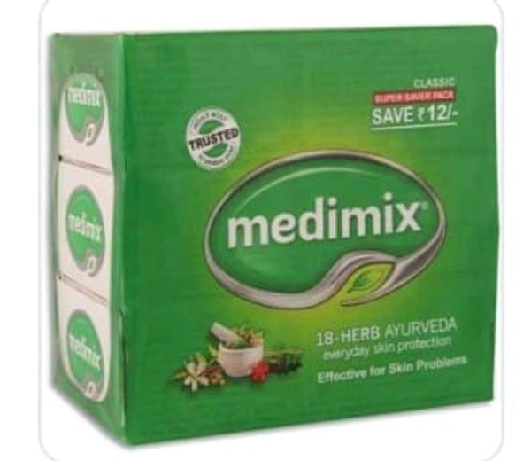 Medimix Aayurvedic Soap 1pack (3 pcs.× 125gm.)