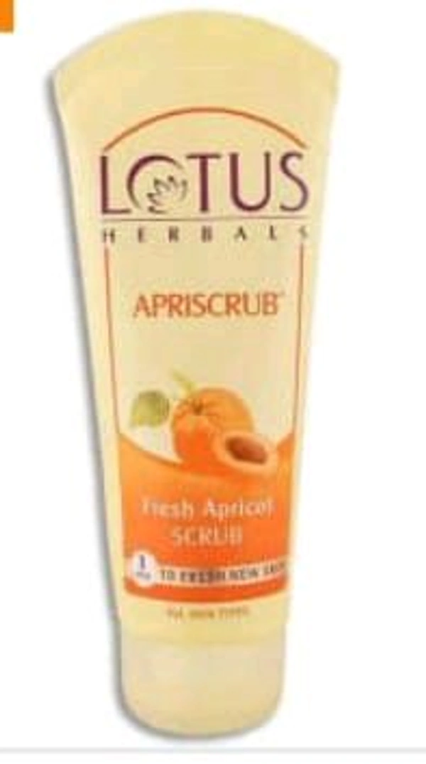 Lotus Apricot Scrub Tube 100gm.