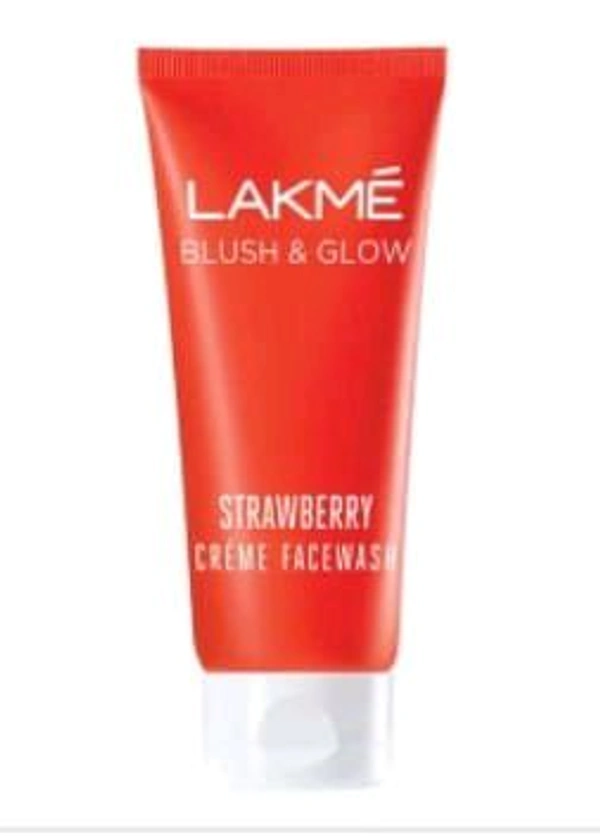 Lakme Strawberry Creme Face Wash 100gm.