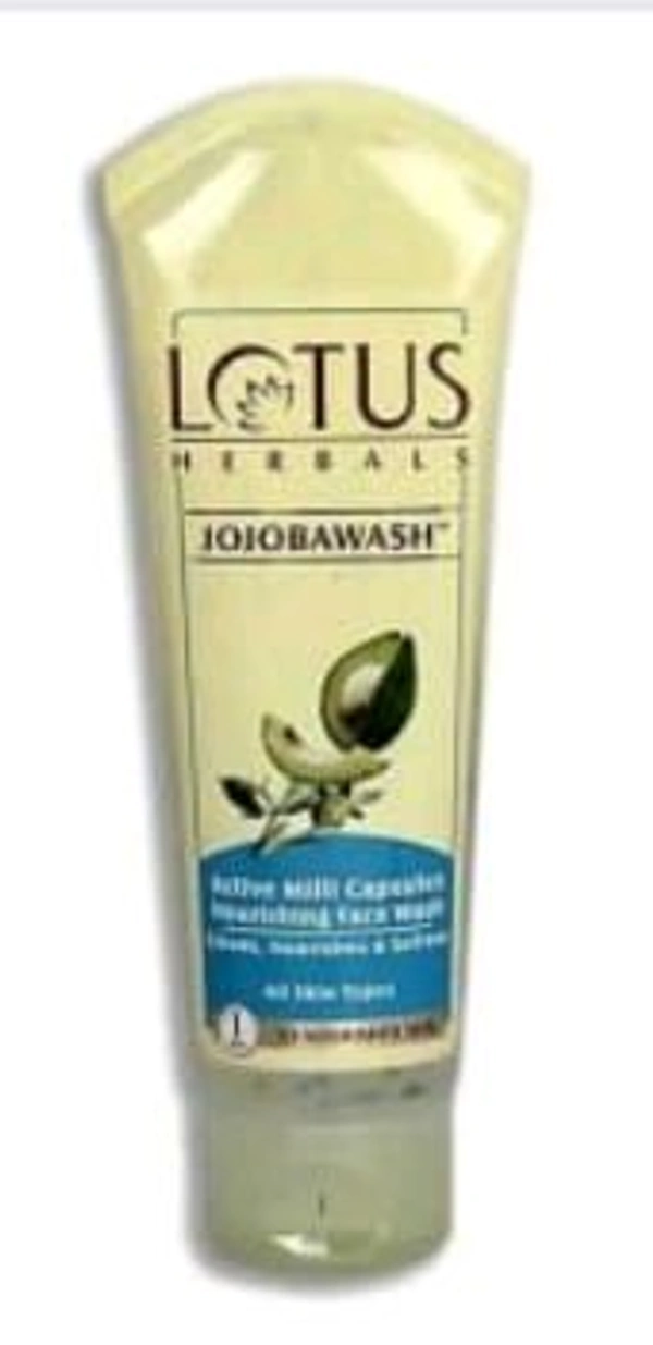Lotus Jojoba Face Wash Tube 120ml.