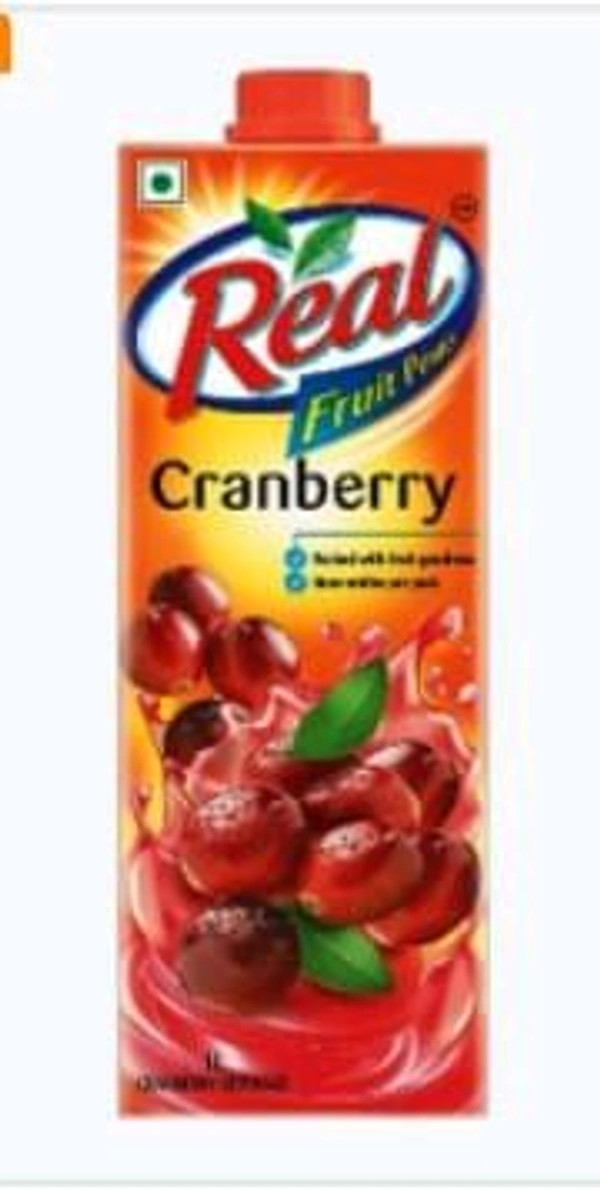 Dabur Real Cranberry Juice Tetra Pack 1ltr.