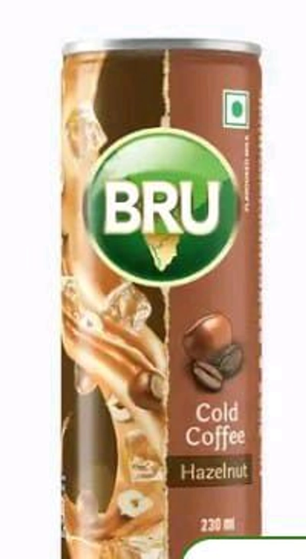 Bru Hazelnut Cold Coffee 230ml.