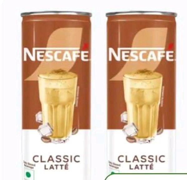 Nescafe Cafe Style Cold Coffee,Classic Latte 2 × 200 ml.