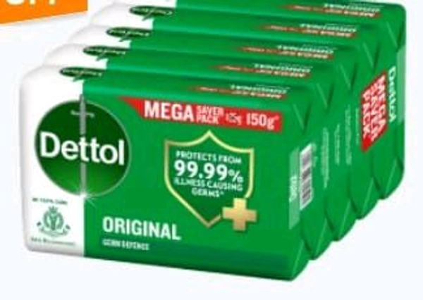 Dettol Original Soap 1pack (5pcs. × 150gm.)