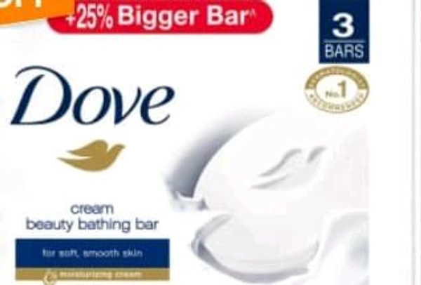 Dove Cream Beauty Bar 1pack (3pcs. ×125 gm.)
