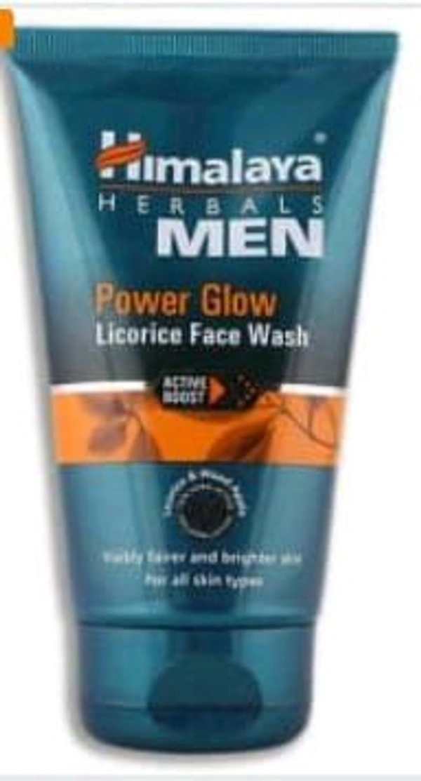 Himlaya Men Power Glow Licorice Face Wash 100ml.