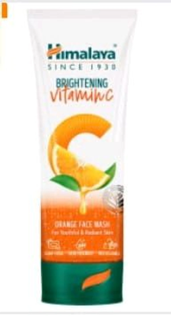 Himalaya Brightening  Vitamin C Orange Face Wash 100ml.