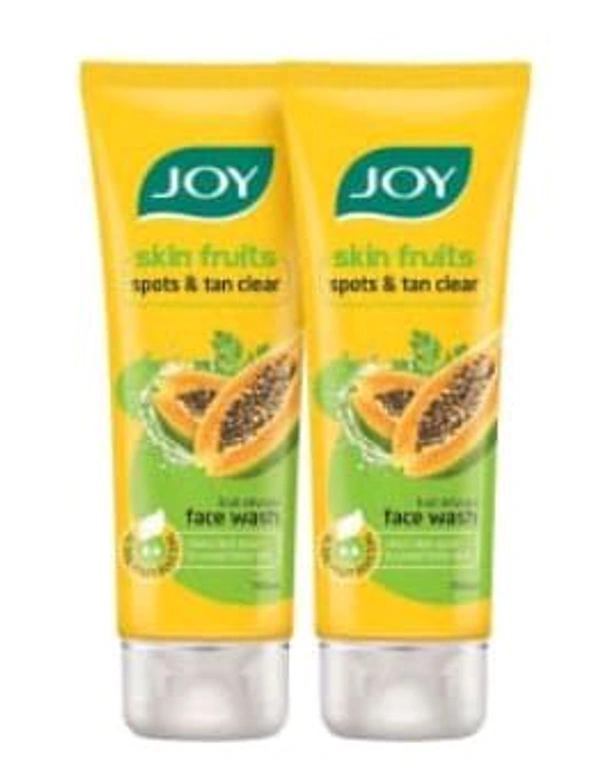 Joy Skin Fruits Spots & Tan Clear Face Wash 1pack (2×100ml.)