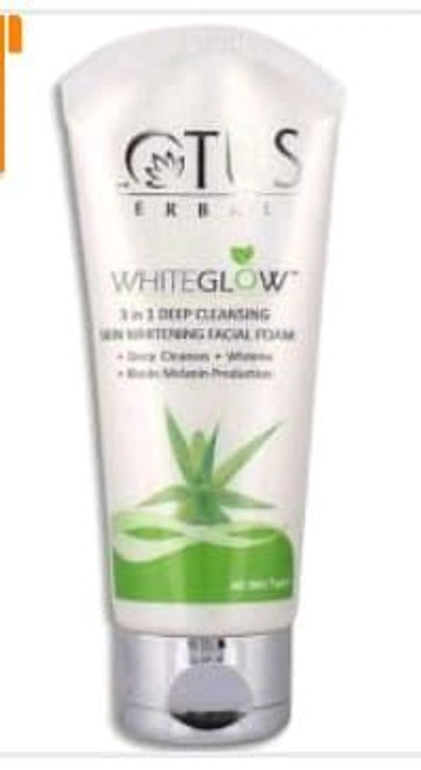 Lotus White Glow Facial Foam Tube 100gm.