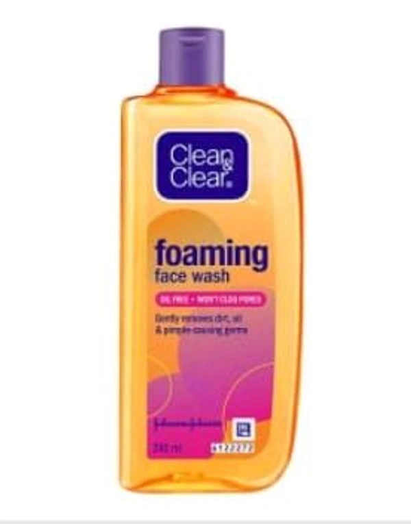 Clean & Clear Foaming Face Wash Bottle 240ml.