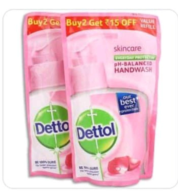 Dettol Skin Care Hand Wash Refill Pouch 3×175ml.