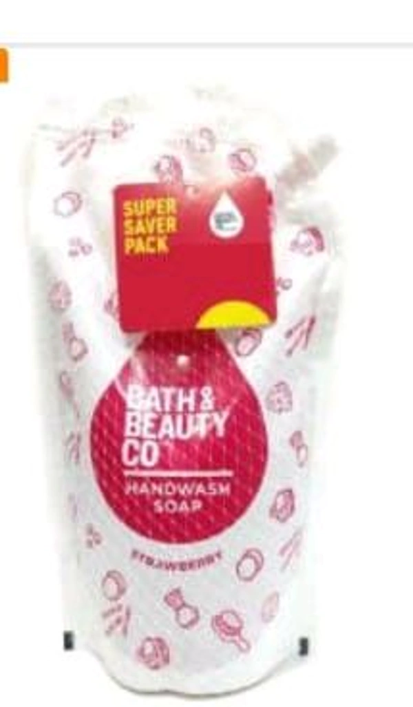 Bath & Beauty Co. Peach & Strawberry Hand Wash 750ml.