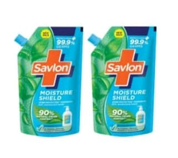 Savlon Moisture Shield Germ Protection Liquid Hand Wash 1pack (2pcs.×750ml.)