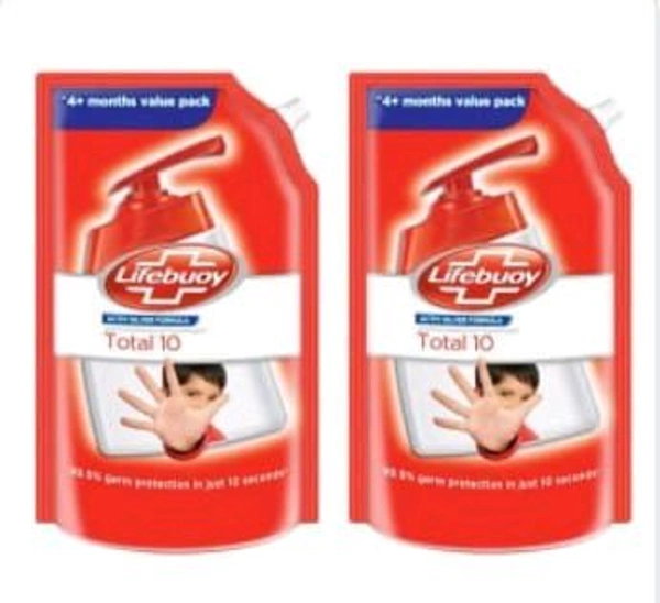 Lifebuoy Total 10 Protect Germ Protection Hand Wash 1pack (2pcs.×675ml.)