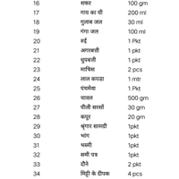 रुद्राभिषेक - पूजा सामग्री संग्रह (उत्कृष्ट )