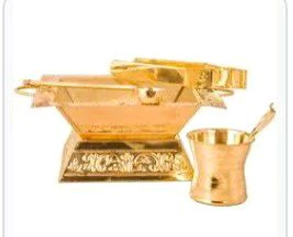 हवन कुंड सेट (शुद्ध तांबा) 