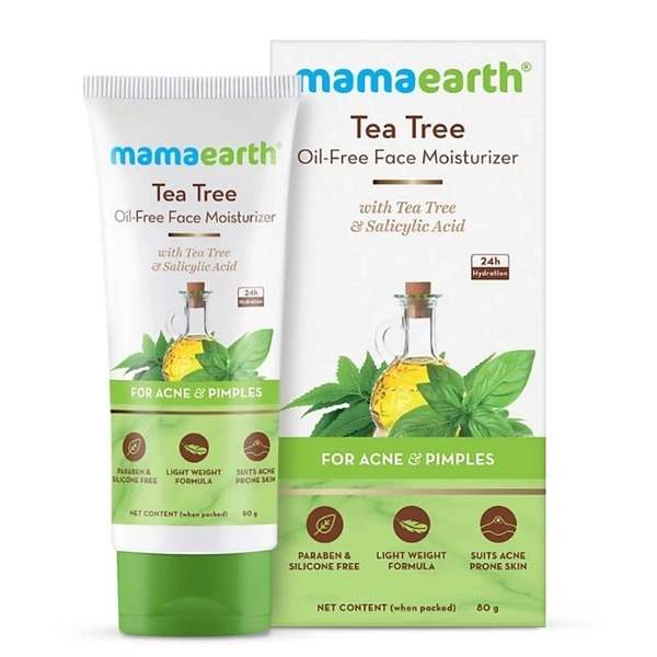 Mama Earth Face Moisturizer - Tea Tree 80 ml