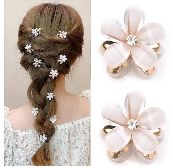 Mini Cute Pearl Claw Flower C3006