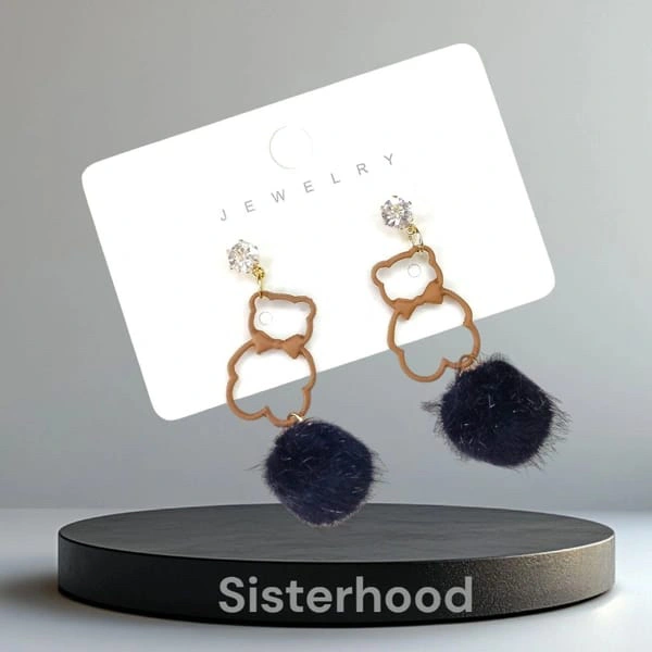 Sisterhood Imported Anttarnish  Korean Earring K40205