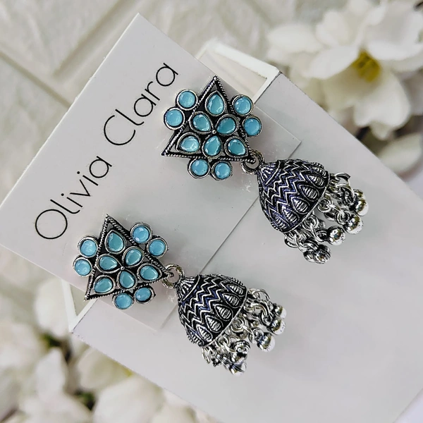 Sisterhood Oxisded Jhumkas  3006