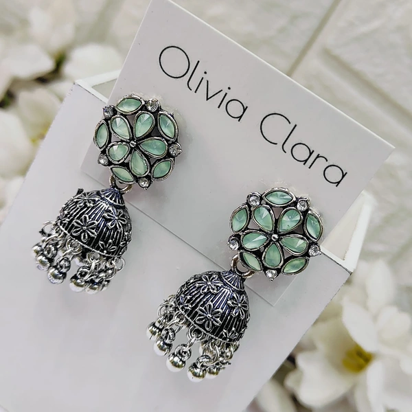 Sisterhood Oxisded Jhumkas  3013