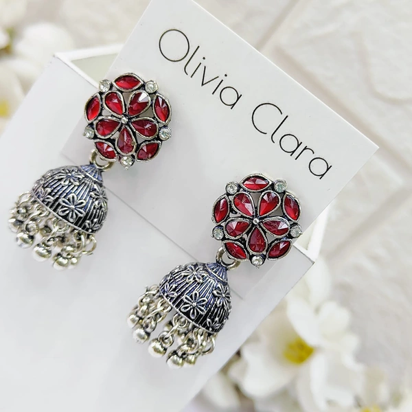 Sisterhood Oxisded Jhumkas  3010