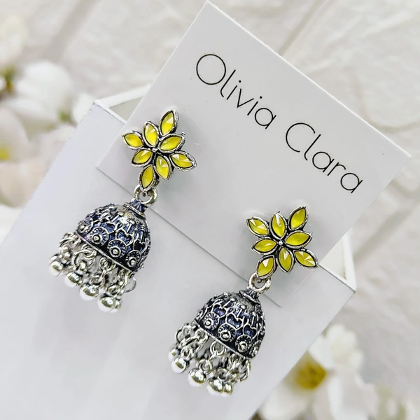 Sisterhood Oxisded Jhumkas  3024