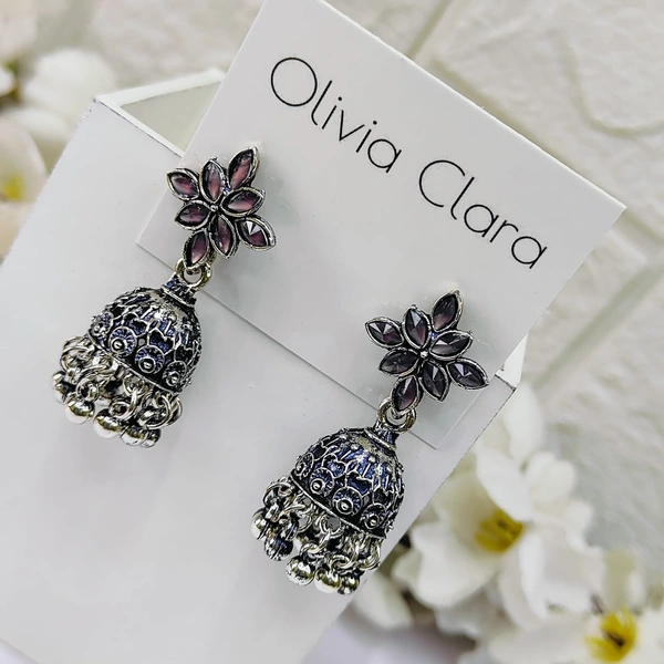 Sisterhood Oxisded Jhumkas  3026