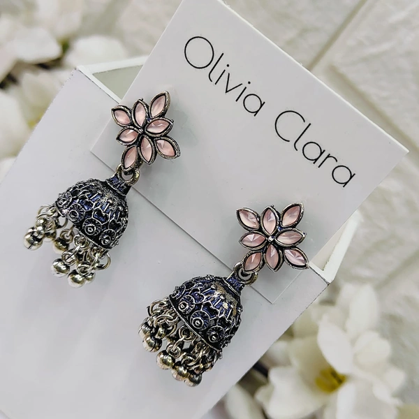 Sisterhood Oxisded Jhumkas  3022