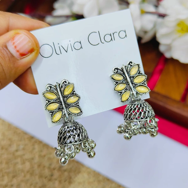 Sisterhood Silver Jhumkas 3122