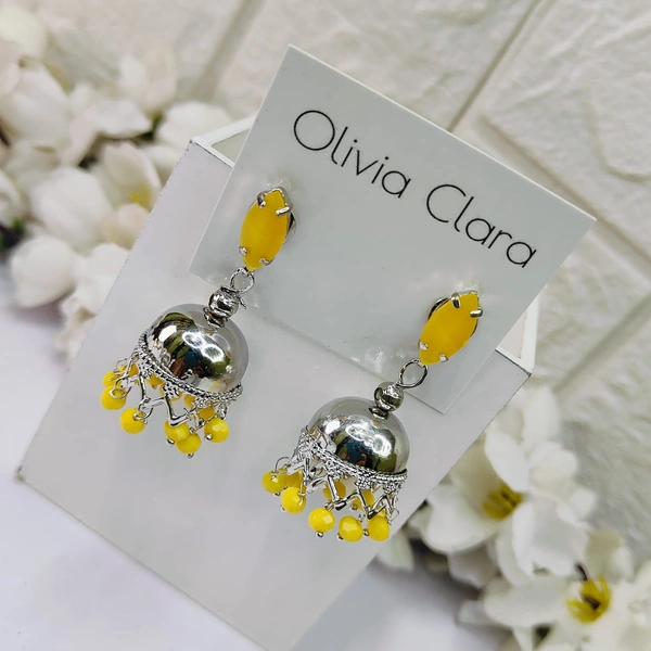 Sisterhood Silver Jhumkas 3141