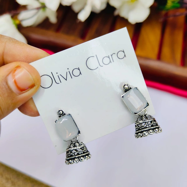 Sisterhood Silver Jhumka 4010