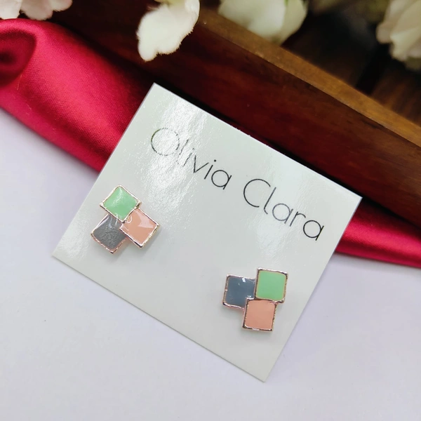Sisterhood Glossy Finish Earrings 5320