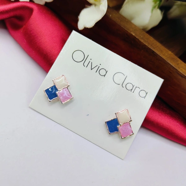 Sisterhood Glossy Finish Earrings 5325