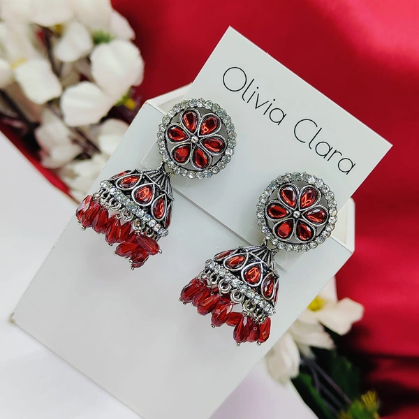 Sisterhood Traditional stone Jhumka10