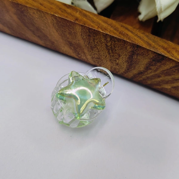 Sisterhood Crystal Star  Clip 7 - Snowy Mint