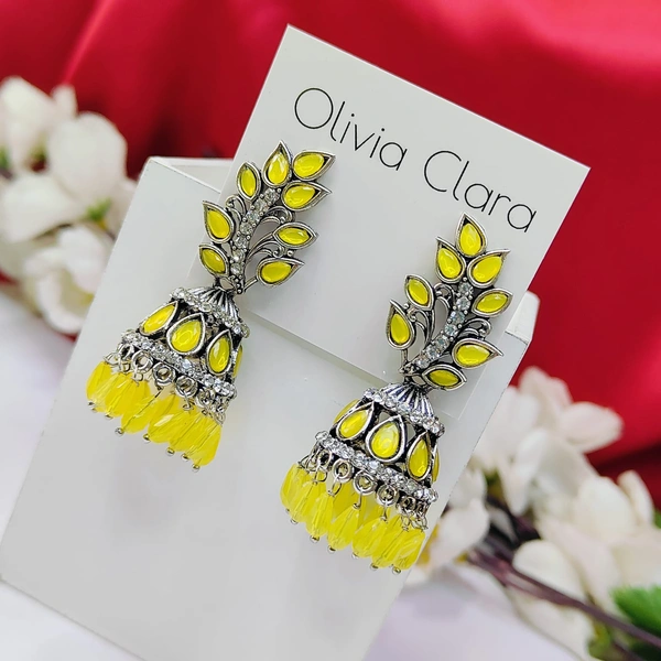 Sisterhood Stone Jhumkas 21