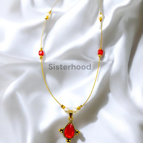 Sisterhood Anti Tarnish Invisible Chain -14