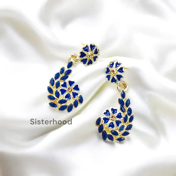 Sisterhood Party wear Earring6 - Navy Blue